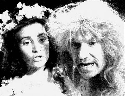 Jule-Kate Olivier (Grace) and Reg Stewart (Bagman)