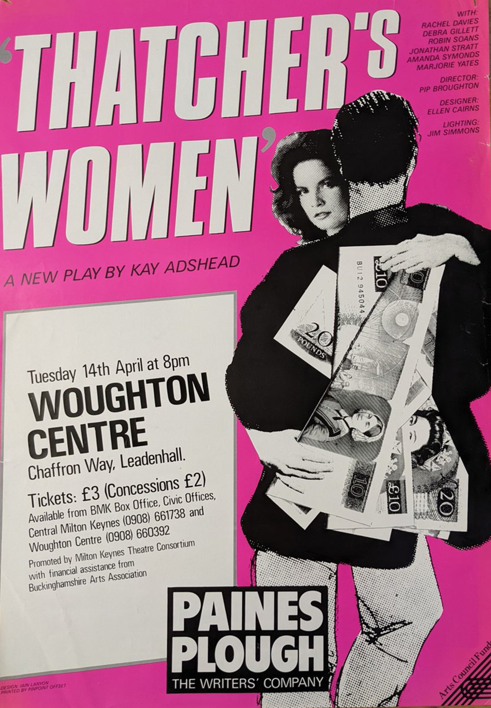 Tour poster of Thatcher's Women
